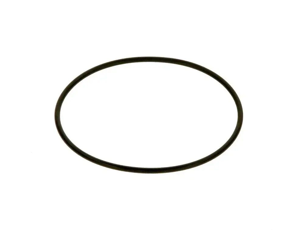 Runder O-Ring von Bosch, Schwarz, mit durchgehender, glatter Oberfläche. Geeignet für Dichtungsanwendungen in verschiedenen Geräten.